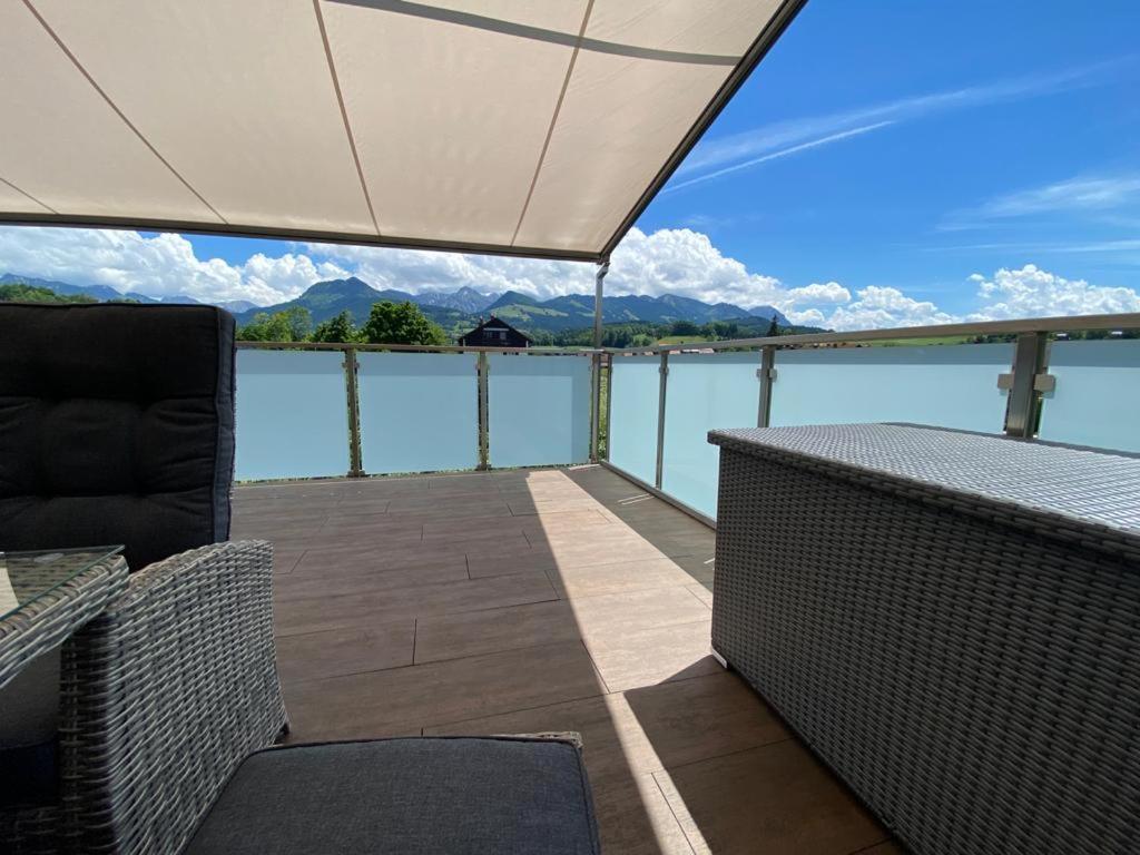 Bergfux Ferienhaus - Hochwertige Ausstattung Sonthofen Exteriör bild